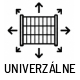 Univerzálne použitie interiérových plotov